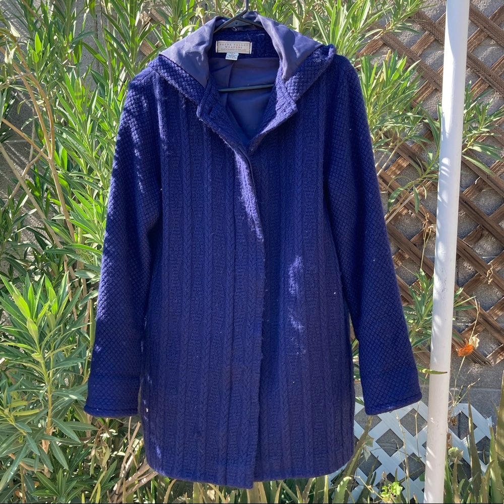 Boyne Valley Weavers Ireland handcrafted wool coat